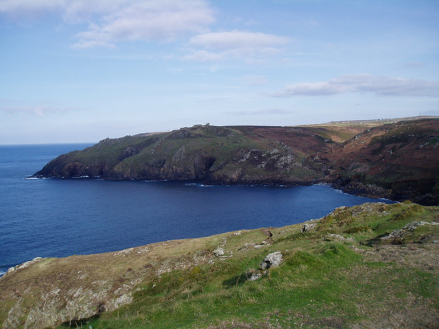 View northwards (away from Sennen) from the stack on Cape Cornwall