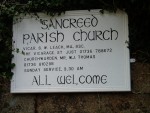 Sancreed Parish Church noticeboard