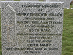 Henry Chirgwin Hollow
Edith Mary Hollow